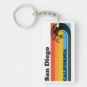 Vintage San Diego California Key Ring