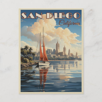 Vintage San Diego, California Postcard