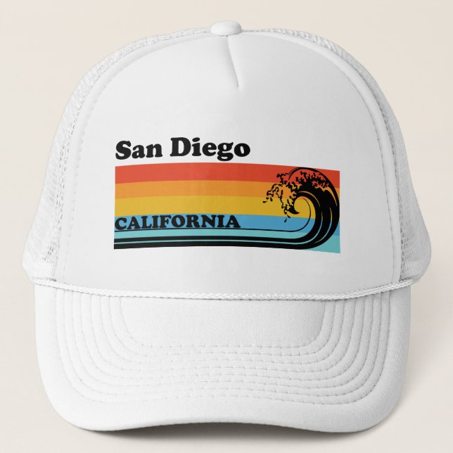 Vintage San Diego California Trucker Hat (Front)