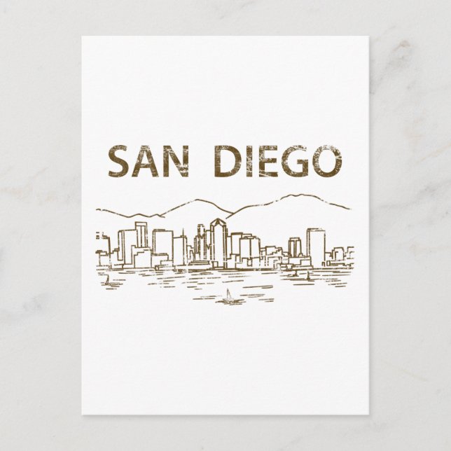 Vintage San Diego Postcard (Front)