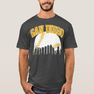 Vintage San Diego Skyline City Gameday Retro Vinta T-Shirt