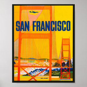 Vintage San Fancisco Travel Poster