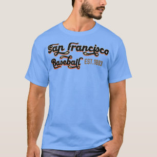 Vintage San Francisco Baseball Est 1883 Baseball L T-Shirt