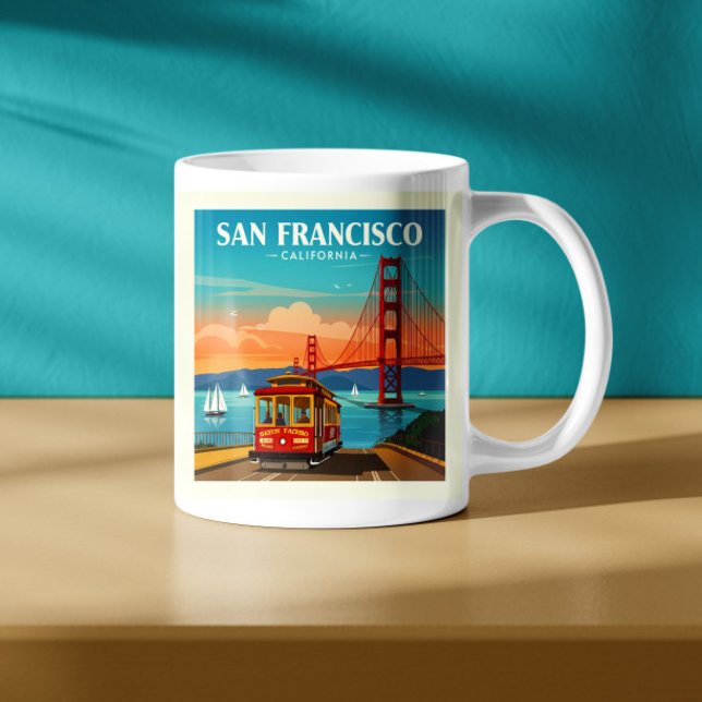 Vintage San Francisco California Coffee Mug (Creator Uploaded)