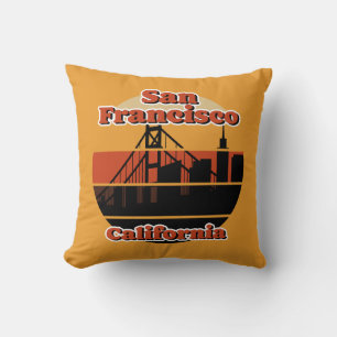 Vintage San Francisco California Cushion