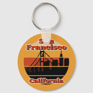 Vintage San Francisco California Key Ring