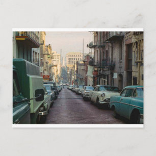 Vintage San Francisco Commercial Street at Keary Postcard