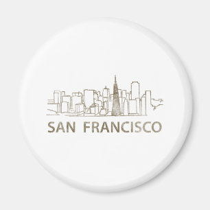 Vintage San Francisco Magnet