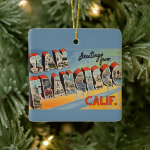 Vintage San Francisco Ornament