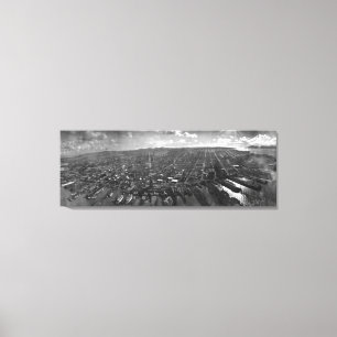 Vintage San Francisco Panoramic Photograph (1902) Canvas Print