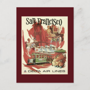Vintage San Francisco Travel Postcard