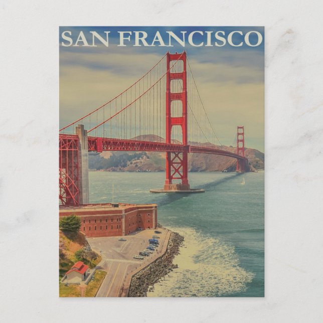 Vintage San Francisco Travel Postcard (Front)