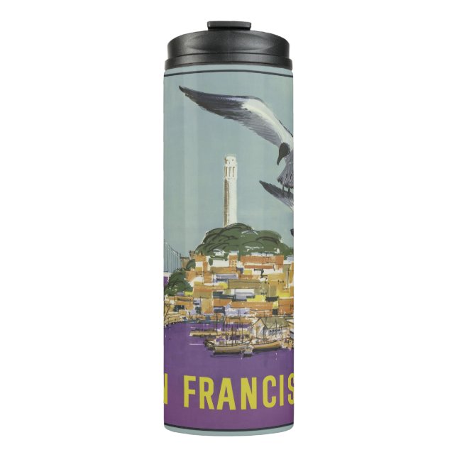 Vintage San Francisco USA custom name tumbler (Front)