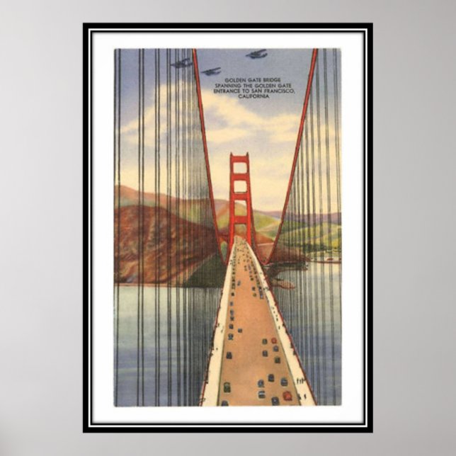 Vintage San Francisco, USA - Poster (Front)