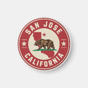 Vintage San jose, California gifts Magnet