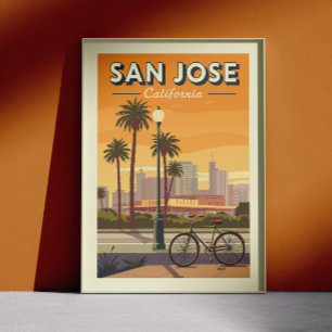 Vintage San Jose California Poster