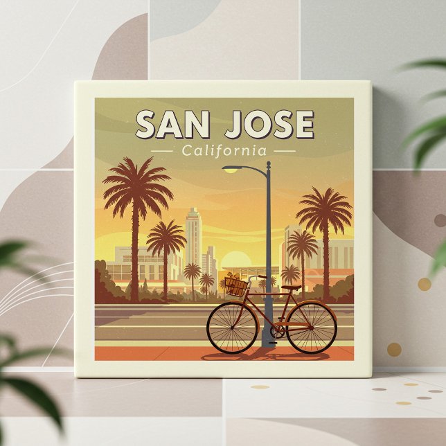 Vintage San Jose California Tile (Creator Uploaded)