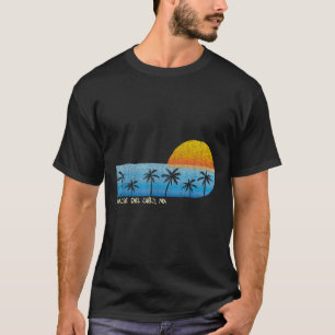 Vintage San Jose Del Cabo, Mx Palm Trees & Sun T-Shirt
