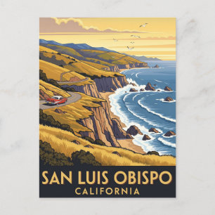 Vintage San Luis Obispo  California Postcard