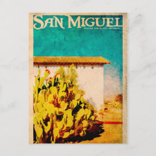 Vintage San Miguel Travel Postcard