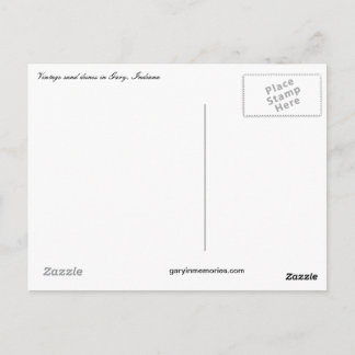 Vintage sand dunes in Gary IN Postcard