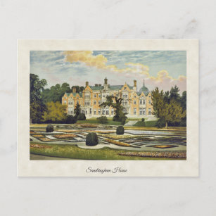 Vintage Sandringham House Norfolk England Postcard