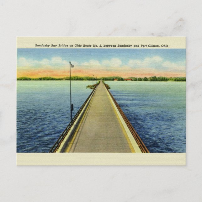 Vintage Sandusky Ohio Postcard (Front)