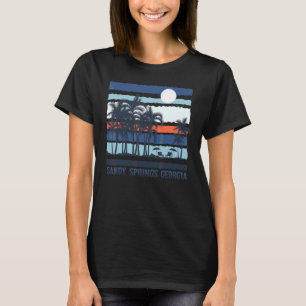 Vintage Sandy Springs Georgia Summer 70s 80s Beach T-Shirt