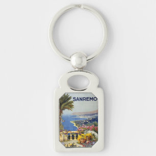 Vintage Sanremo Italy key chain
