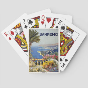Vintage Sanremo Italy playing cards