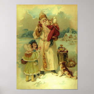 Vintage Santa - 1890s Poster