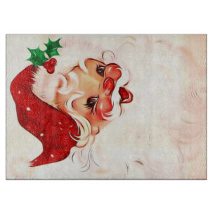 Vintage Santa 4 Cutting Board