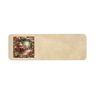 Vintage Santa Address Labels