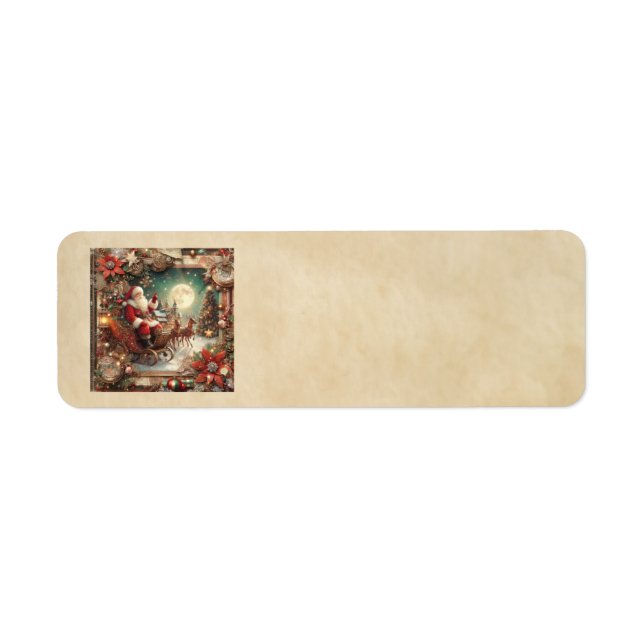 Vintage Santa Address Labels (Front)