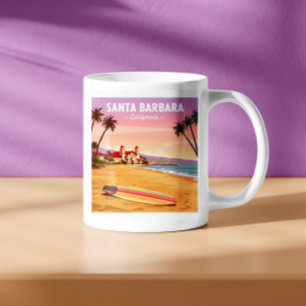 Vintage Santa Barbara California Coffee Mug