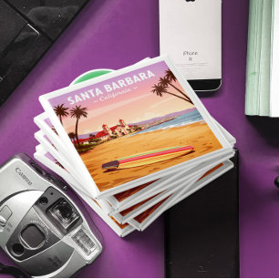 Vintage Santa Barbara California Magnet