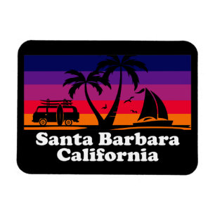 Vintage Santa Barbara California Magnet