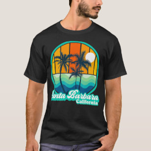 Vintage Santa Barbara California Summer 90s Beach T-Shirt
