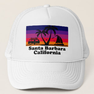 Vintage Santa Barbara California Trucker Hat