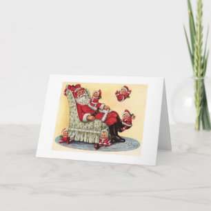 Vintage Santa Card