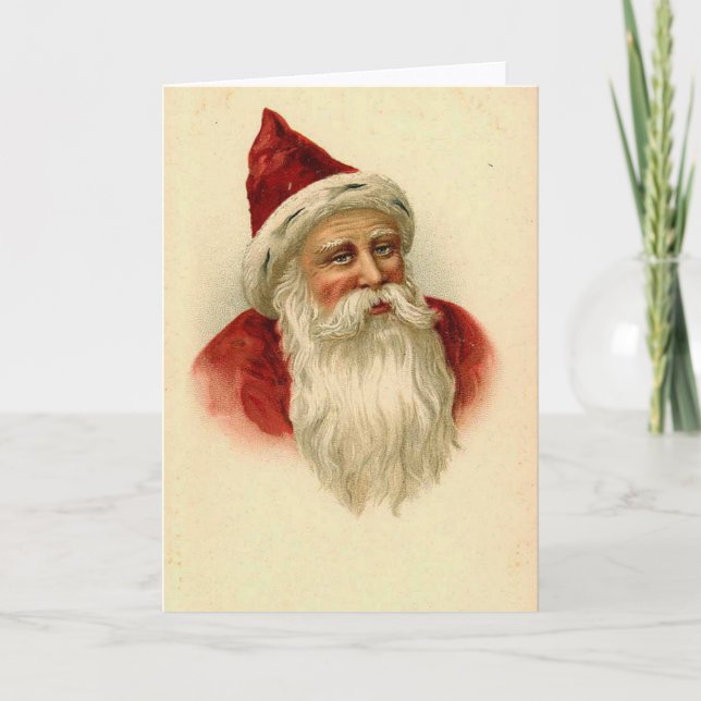 Vintage Santa Card (Front)