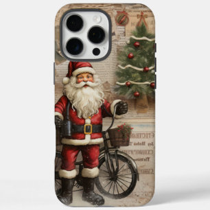 Vintage Santa iPhone 16 Pro Max Case