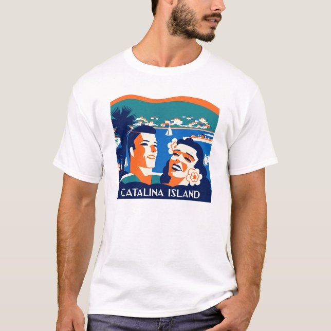 Vintage Santa Catalina Island T-Shirt (Front)
