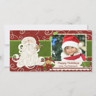 Vintage Santa Christmas Card