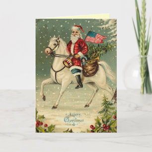 Vintage Santa Christmas Card