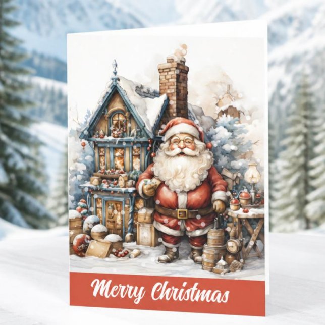 Vintage Santa Christmas Card (Creator Uploaded)