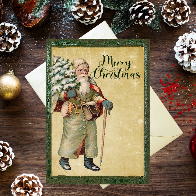 Vintage Santa Christmas Card (Creator Uploaded)