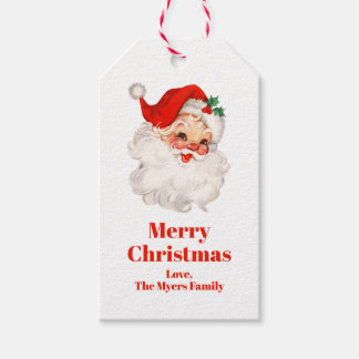 Vintage Santa Christmas Gift Tags