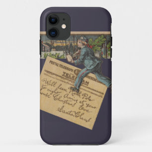 Vintage Santa Christmas Letter iPhone 11 Case