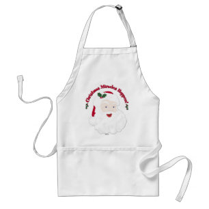 Vintage Santa Christmas Miracles Happen! Standard Apron